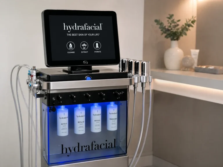 Hydrafacial Gerät im MyZEN Headspa Bonn – moderne Technologie für professionelle Gesichtsbehandlungen